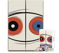 Puzzle de 1000 pièces pour Adolescents - Illustration Abstraite Originale représentant Un œil - Design élégant - Cadeau d'anniversaire - Dimensions:50x75cm