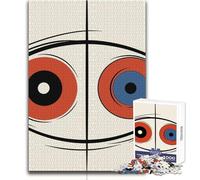 Puzzle de 1000 pièces pour Adolescents - Illustration Abstraite Originale représentant Un œil - Design élégant - Cadeau d'anniversaire - Dimensions:38x52cm