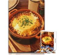 Puzzle de 1000 pièces pour Adolescents, Illustration de hachis parmentier, idéal pour des soirées Jeux en Famille Idée Cadeau Amusante Dimensions : 38x26cm