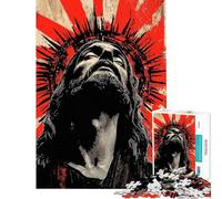 Puzzle de 1000 pièces pour Adolescents Illustration de Jésus-Christ Jeu Amusant Décoration Parfaite pour Toute la Famille (Dimensions 50x75cm)
