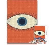 Puzzle de 1000 pièces pour Adolescents, Illustration de l'œil Qui voit Tout, Beau Design, Jeu pour améliorer la mémoire, Cadeau d'anniversaire, Dimensions : 38x52cm