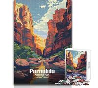 Puzzle de 1000 pièces pour Adolescents-Illustration du Parc National de Purnululu en Australie-Idéal pour des soirées Jeux en Famille,des Moments de réflexion et de logique,ou comme Cadeau