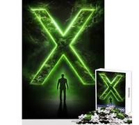 Puzzle de 1000 pièces pour Adolescents inspiré de la série X-Files Jeu éducatif et Amusant idéal pour Un Anniversaire Comprend Une Affiche Assortie et Une fiche de Questions-réponses 38x26cm