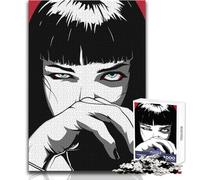 Puzzle de 1000 pièces pour Adolescents, inspiré de Mia Wallace (Pulp Fiction), Un Jeu de Puzzle Unique et Stimulant, idéal comme Cadeau pour Femmes ou comme œuvre d'art Dimensions:38x52cm.