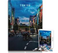 Puzzle de 1000 pièces pour Adolescents, inspiré de Tokyo Impossible, idéal pour Les activités familiales et Les Cadeaux de Noël Secrets Dimensions:38x26cm