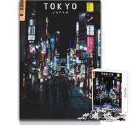 Puzzle de 1000 pièces pour Adolescents, inspiré de Tokyo Impossible, idéal pour Les activités familiales et Les Cadeaux de Noël Secrets Dimensions:38x26cm