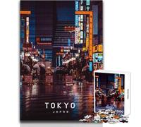 Puzzle de 1000 pièces pour Adolescents, inspiré de Tokyo Impossible, idéal pour Les activités familiales et Les Cadeaux de Noël Secrets Dimensions:38x26cm