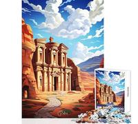 Puzzle de 1000 pièces pour adolescents inspiré du célèbre tableau de Petra Décoration intérieure jouet et cadeau pour femmes et hommes Jeu éducatif pour renforcer les liens amoureux Dimensions 50x75cm