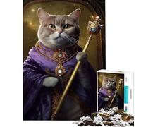 Puzzle de 1000 pièces pour Adolescents inspiré du mème du Chat sacré Jeu éducatif et Casse-tête pour Toute la Famille Cadeau d'anniversaire (38x26cm)