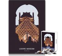 Puzzle de 1000 pièces pour Adolescents, inspiré du musée du Louvre, Jeu Stimulant, décoration Murale, pour Un Père Noël Secret Dimensions 38x52cm