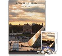 Puzzle de 1000 pièces pour Adolescents, inspiré du musée du Louvre Un Jeu Stimulant et Un Dimensions 38x26cm