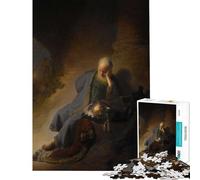 Puzzle de 1000 pièces pour Adolescents Jérémie déplorant la Destruction de Jérusalem Jeu éducatif et Amusant pour Toute la Famille Idée Cadeau (Dimensions 38x26cm)