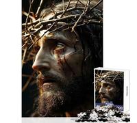 Puzzle de 1000 pièces pour Adolescents « Jésus est Vivant » Jeu à Monter soi-même Idée Cadeau Jeu éducatif et Relaxant Dimensions 50x75cm