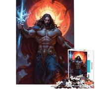 Puzzle de 1000 pièces pour Adolescents Jésus Le Saint Vengeur Stimule Le Cerveau Anti-Stress et Casse-tête À partir de 14 Ans (50x75cm)