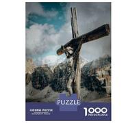 Puzzle De 1000 Pièces pour Adolescents Jesus Poster Quotes 4 Puzzles pour Adultes Jeu Manuel Découpe De Précision pour Les Jeux 38x26cm/1000pcs