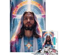 Puzzle de 1000 pièces pour Adolescents Jésus rayonnement Divin Idéal pour Un Anniversaire ou Noël Jeu Impossible à Commencer par 14 Ans (38x52cm)