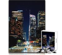 Puzzle de 1000 pièces pour Adolescents, Jeu de Course de Vitesse Manuelle Los Angeles, Jeux relaxants pour Les 14 Ans et Plus (Taille 38x52cm)