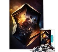 Puzzle de 1000 pièces pour Adolescents Jeu de géométrie Spatiale Relaxant éducatif et Stimulant Cadeau d'anniversaire Analyse et logique (Dimensions 38x26cm)