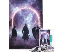 Puzzle de 1000 pièces pour Adolescents Jeu de réflexion réaliste sur Les Chevaliers Templiers Jouet Stimulant et décoration pour la Maison (Taille 75x50cm)