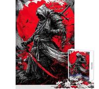 Puzzle de 1000 pièces pour Adolescents Jeu de réflexion sur Le thème des samouraïs et des Assassins Japonais Difficile et Stimulant décoration Murale pour exercer Son Cerveau (38x52cm)
