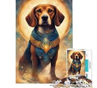 Puzzle de 1000 pièces pour Adolescents Jeu d'intelligence sur Le thème du Cerveau de Chien Jouet addictif Jeu Familial Anti-Stress Cadeau Amusant (Dimensions 50x75cm)