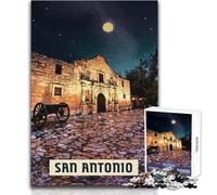 Puzzle de 1000 pièces pour Adolescents, Jeu éducatif Familial de San Antonio, pour s'amuser en familleDimensions 38x52cm.