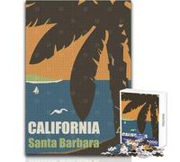 Puzzle de 1000 pièces pour Adolescents, Jeu éducatif Familial Santa Barbara, idéal pour améliorer la mémoire, Cadeau d'anniversaire, Dimensions 50x75cm