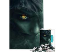 Puzzle de 1000 pièces pour Adolescents Jeu éducatif sur Le thème des Ombres mystiques et de la sorcière pour Les Anniversaires et Les Moments de Plaisir en Famille (Dimensions 38x26cm)