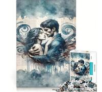 Puzzle de 1000 pièces pour Adolescents Jeu éducatif sur Le thème du Journal Aquarelle défi Unique de Vitesse à la Main 38x52cm