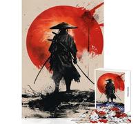 Puzzle de 1000 pièces pour Adolescents Jeu épique de Guerrier samouraï Divertissement pour Passer Le Temps à la Maison décoration Murale Cadeau Unique pour Anniversaire et Noël (26x38cm)