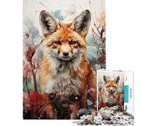 Puzzle de 1000 pièces pour Adolescents Jeu Familial Wild Charm découpe de précision Cadeau Anti-Stress (Taille 38x26cm)