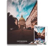 Puzzle de 1000 pièces pour Adolescents, Jeu intellectuel Copenhagen Toy, idéal pour la décoration et Les Cadeaux Dimensions 38x26cm