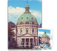 Puzzle de 1000 pièces pour Adolescents, Jeu intellectuel Copenhagen Toy, idéal pour la décoration et Les Cadeaux Dimensions 38x26cm
