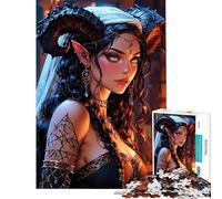 Puzzle de 1000 pièces pour Adolescents Jezabel Superbe Puzzle représentant Une Fille tielfing Jeu Familial pour Adultes idéal pour améliorer la mémoire et comme Cadeau (Taille 38x52cm)