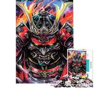 Puzzle de 1000 pièces pour Adolescents Jigsaw Inferno Shogun pour Un Anniversaire Noël Un Jeu Impossible œuvre d'art à partir de 14 Ans (38x26cm)