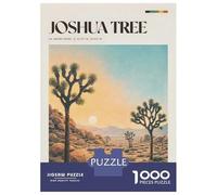 Puzzle De 1000 Pièces pour Adolescents Joshua Tree National Park Sunset Puzzles pour Adultes Analyse Et Logique Chaque Pièce Est Unique - Casse-tête Jeux De Société Familiaux 52x38cm/1000pcs