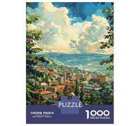 Puzzle De 1000 Pièces pour Adolescents Kigali, Rwanda Cityscape Art Puzzle Jeu Manuel Difficile Difficile Cadeaux pour Les Amis Et La Famille 52x38cm/1000pcs