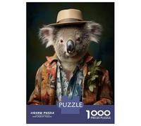 Puzzle De 1000 Pièces pour Adolescents Koala in Boho Suit Puzzle pour Adultes, Jouet, Décoration Murale, pour S'amuser en Famille, Jeu Stimulant, Cadeaux 70x50cm/1000pcs