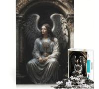 Puzzle de 1000 pièces pour Adolescents l’archange Azraël sous Une Arche de Pierre, Jeu éducatif, améliore la mémoire, Cadeau Stimulant 50x75cm