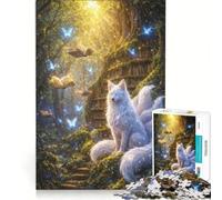 Puzzle de 1000 pièces pour Adolescents La bibliothèque de la forêt secrète Jouet éducatif décoration intérieure Cadeau d'anniversaire Original 38x52cm