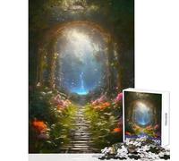 Puzzle de 1000 pièces pour Adolescents La Cascade cachée Jeu Pratique pour Femmes et Hommes Découpe de précision (38x52cm)
