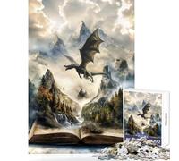 Puzzle de 1000 pièces pour Adolescents La Chronique des Légendes Jeu de Construction à Faire soi-même Cadeau d'anniversaire Jeu éducatif idéal pour décorer Un Bureau Dimensions 38x52cm