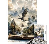 Puzzle de 1000 pièces pour Adolescents La Chronique des Légendes Jeu éducatif idéal pour s'amuser en Famille et développer sa motricité Fine Dimensions 50x75cm