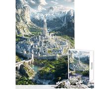 Puzzle de 1000 pièces pour Adolescents La Cité Cachée Jeux relaxants pour Toute la Famille Jouet à Monter soi-même Entraînez Votre Cerveau et Votre dextérité (50x75cm)
