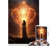 Puzzle de 1000 pièces pour Adolescents « La Déesse Devant Moi Décoration intérieure Jouet Cadeau pour Femmes et Hommes Jeu Amusant et éducatif Dimensions 38x52cm