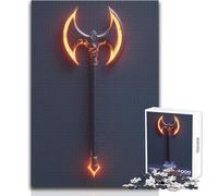 Puzzle de 1000 pièces pour Adolescents : La Hache - Le Hachoir Infernal Jeu au Design Magnifique, Difficile et Artistique Dimensions : 38x52cm