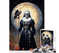 Puzzle de 1000 pièces pour Adolescents-La Mère de la Mère de la Mort sans nom-Décoration Murale-Cadeau Amusant-Jeu Familial avec pièces de Formes aléatoires Parfaitement emboîtables (38x26cm)