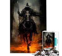 Puzzle de 1000 pièces pour Adolescents La Mort Approche Jeu intellectuel et Relaxant Activités familiales Idée Cadeau Père Noël Secret (Taille 50x75cm)