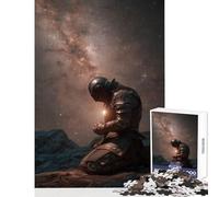 Puzzle de 1000 pièces pour Adolescents La prière du Chevalier Jeu éducatif Idée Cadeau d'anniversaire Stimule Le Cerveau Dimensions 38x26cm