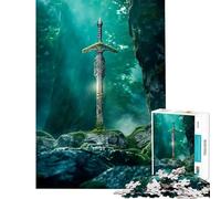 Puzzle de 1000 pièces pour Adolescents La quête d'Excalibur Jeu éducatif et de précision Cadeau Artistique (38x52cm)